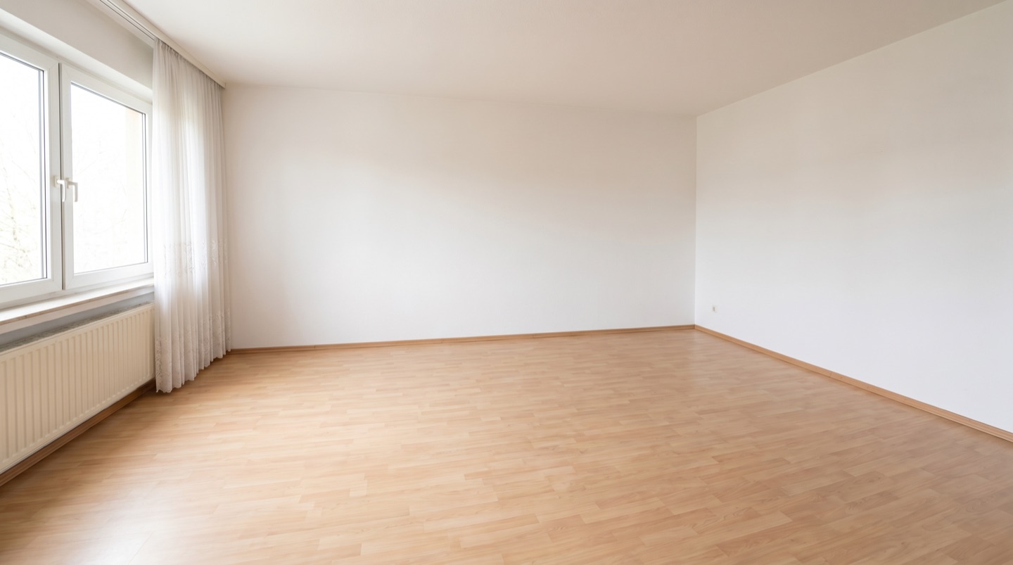 Wohnung nach der Entrümpelung durch CleanWorld24, besenrein